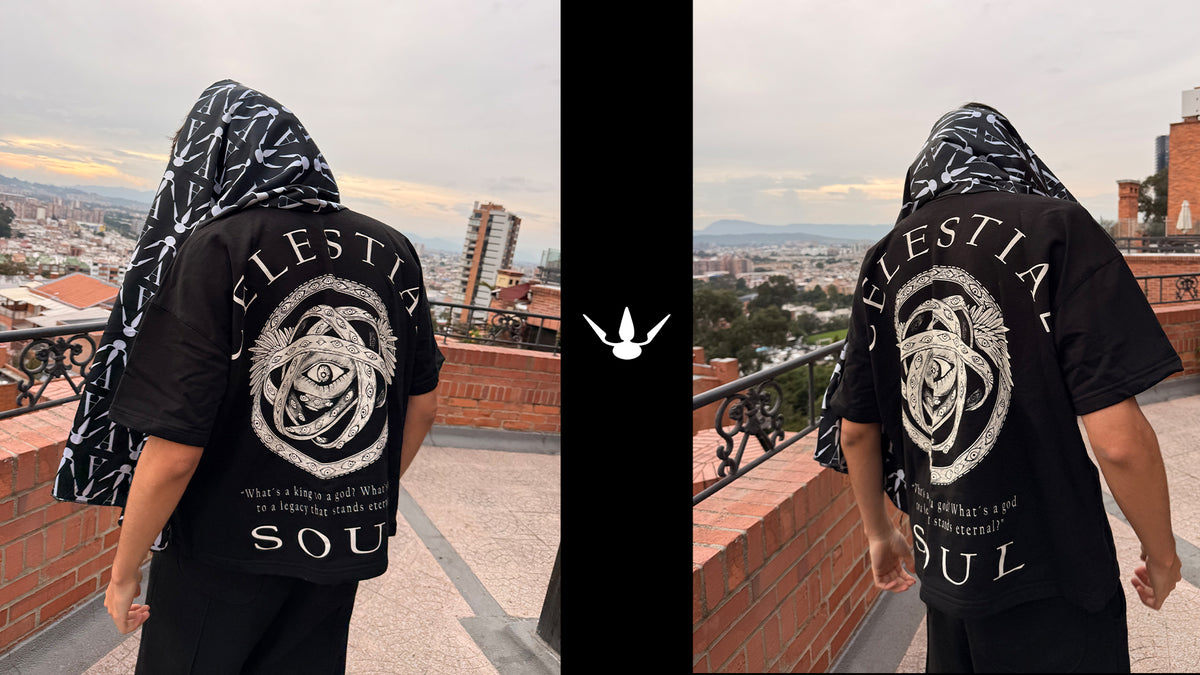 CELESTIAL SOUL T-SHIRT BLACK